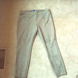 High-rise Stevie sueded Pointe-Knit Pants NWOT